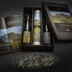 SIEBEN BERGE <br> Rot- & Weißwein Art Edition
